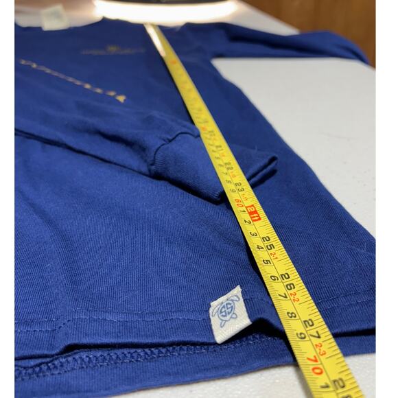 Simply Southern Women’s Small Tall T-Shirt – Blue- Christmas Dog Graphic – NWT - Picture 5 of 7